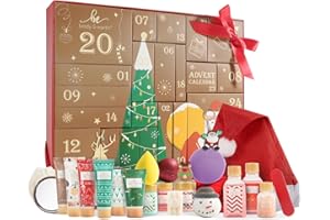 Advent Calendar 2025 BODY & EARTH Holiday Gifts for Women Christmas 24 Days of Beauty Countdow Calendar 24PCS 2025 Skincare Advent Calendar