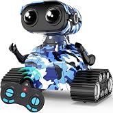 Robot Toys for Kids Boys Girls Emo Robots Remote Control Smart Robot | Robots with Auto-Demonstration LED Eyes Flexible Head &amp; Arms for 3+ Years Old Kids
