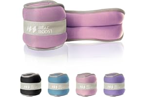 Ankle Wrist Weights A Pair of 2 4 6 8 10 Lbs for Women Men BeatBoost Arm Leg Weights Set with Adjustable Straps for Walking Pilates Exercise Aerobics