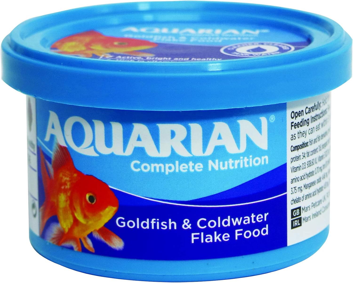 aquarian goldfish flake food