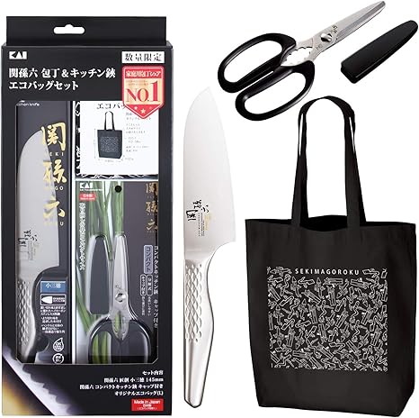 Amazon 貝印 関孫六 匠創 小三徳 包丁 キッチン鋏 エコバッグセット Rc5036 三徳包丁 オンライン通販