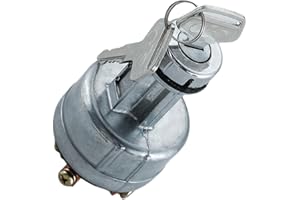 KD KISONIED 08086-10000 Ignition Switch for John Deere Tractor 650 750 850 900 950 1050 1250 1450 1650 Compatible with Kubota Iseki Komatsu Yanmar Replace 08086-20000 22B-06-11910
