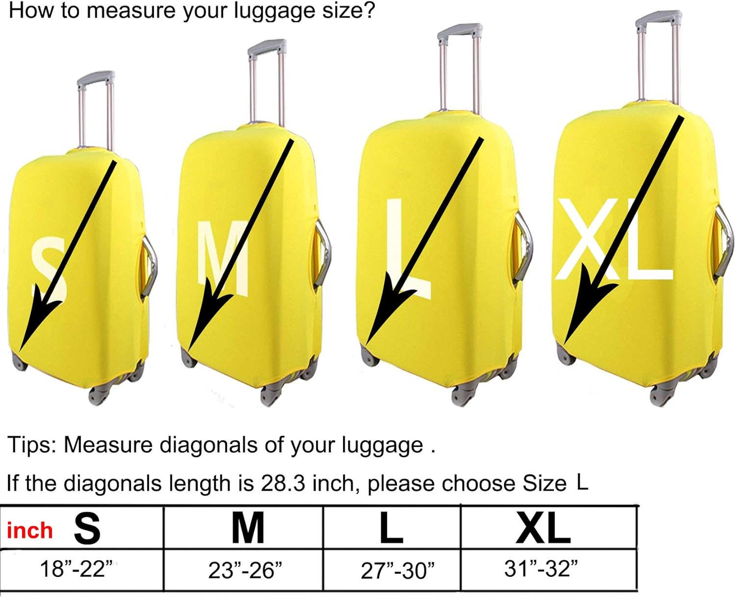 luggage 32 inch size