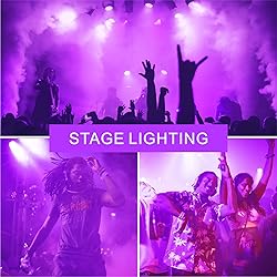 Gonhom 4 Pack A19 LED Purple Light Bulb,9 Watt
