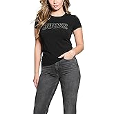 Guess Womens Caroline Tank Top Logo Plate