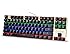 Teamwolf 87 Key Mechanical Gaming Keyboard with Blue Switches, LED Backlit Anti-ghosting Keys for PC & Mac Gamer(Black)
