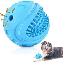 Amazon.com : TROUSKAIG Indestructible Squeaky Dog Balls Dog Toys ...