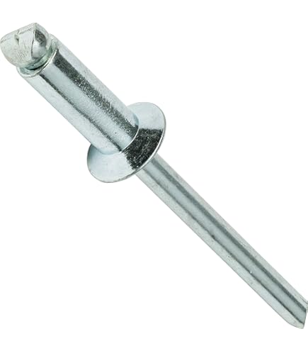 Aluminum Blind Rivets 1/8 X 1/4" - Pack Of 250 – Dome Head Pop Rivets, Corrosion-Resistant Fasteners For Metal, Wood, Plastic