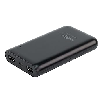 ANSMANN Powerbank 10000mAh & 2.1A Ausgang TÜV geprüft - Power Bank 2 USB Ports & LED Statusanzeige - Ladegerät für alle Handy Smartphone Tablet Apple iPhone iPad Samsung Kindle uvm - Externer Akku