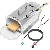 ATkrou 2 Burner Propane Blacksmith Forge Kit, 2600&deg;F Metal Forge | Dual Burner, Stainless Steel, Double Doors, Knife Making, Farrier Tools