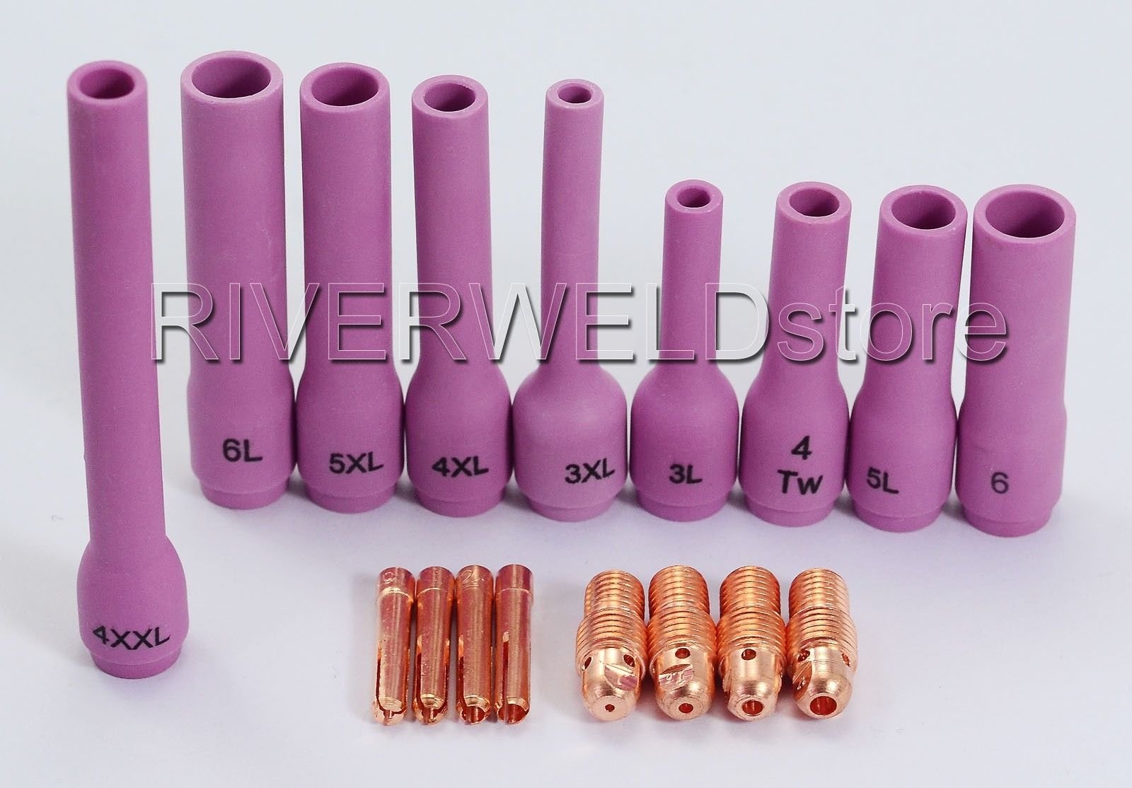 TIG Welding Torch Aluminia Ceramic Cup Extra Long Kits WP 9 20 25