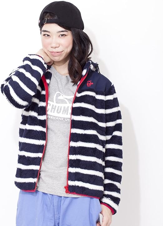 Amazon チャムス フリースジャケット Ch14 0504 Navy White 日本 Wl 日本サイズl相当 アウトドア アウトドアジャケット 通販