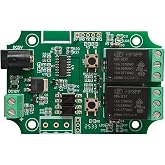 DSD TECH 2 Channels Bluetooth Relay Module for Remote Control Switch Compatible with iPhone and Android 4.3