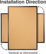 OWLKELA Cork Board 60x40cm with Black Frame Bulletin Vision Board view 4