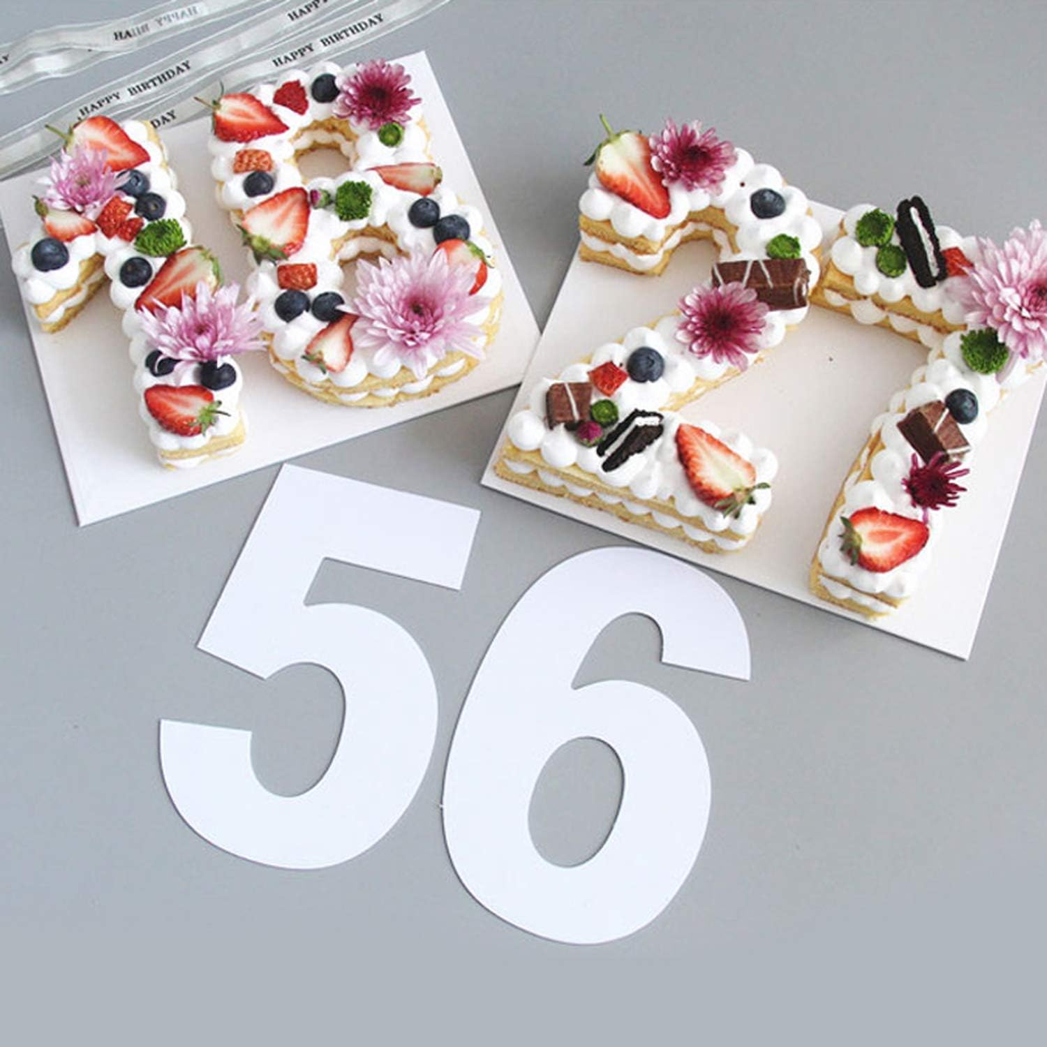 mowi-salmon.be 10/30,5 cm in plastica PET 0 8 numeri cake ...