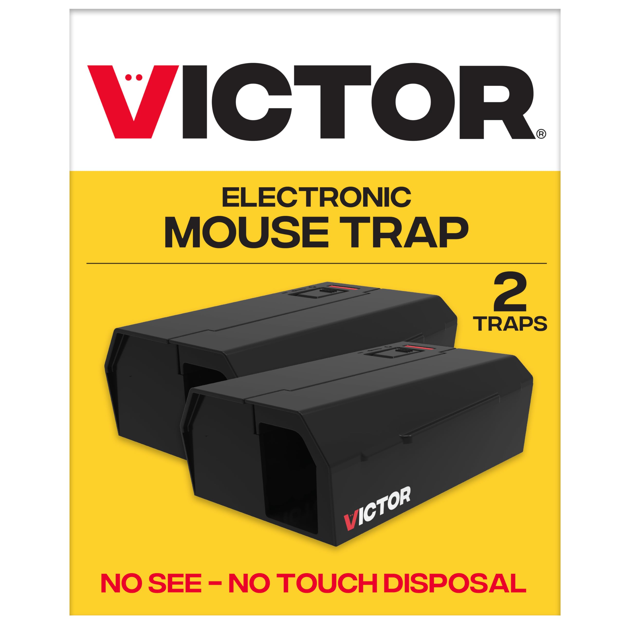 Photo 1 of Victor Humane Mouse Traps Indoor for Home - M250BSR-2 - No Touch Electric Mouse Traps for Home, Pack of 2