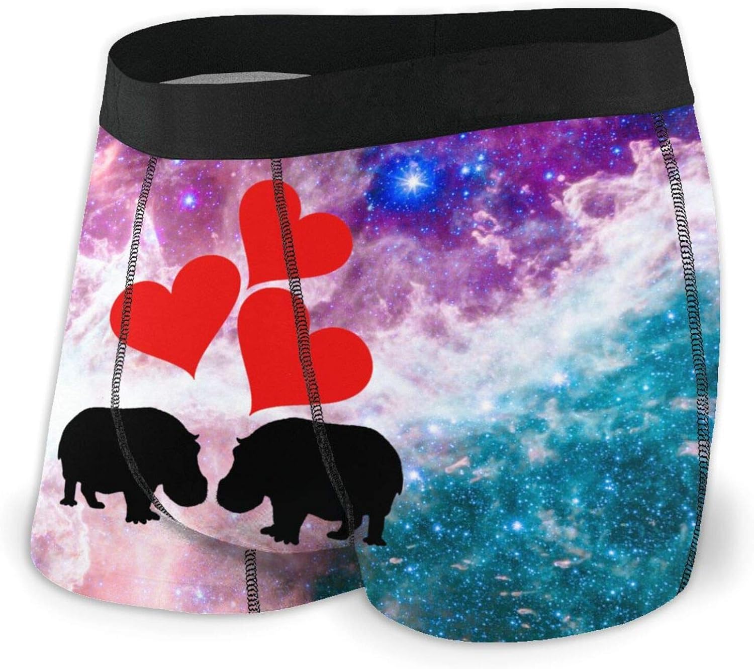 Hearts Hippos Love Mens Underwear Breathable Boxer Brief Soft Comfortable Briefs Amazon.ca