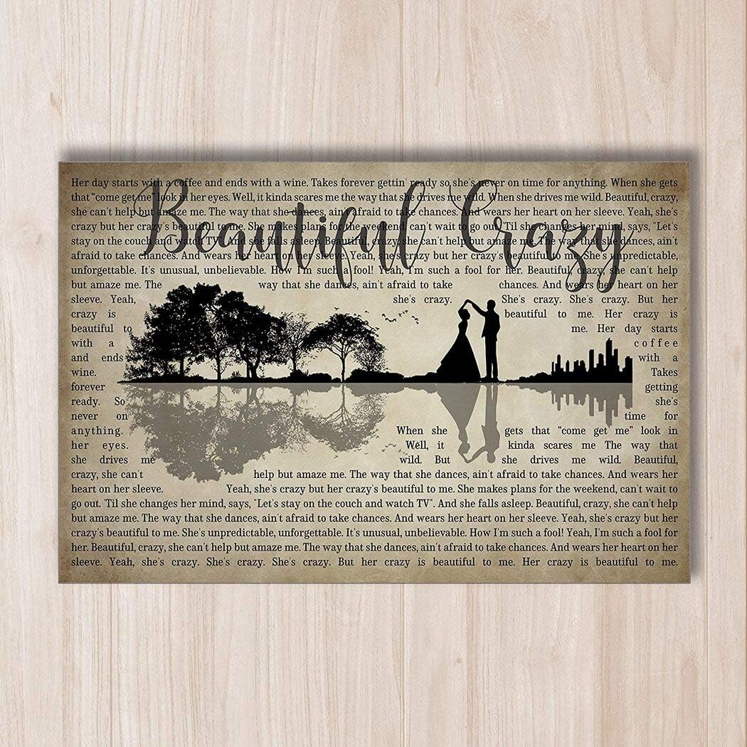 Beautiful Crazy Canvas Luke Combs Lyrics
