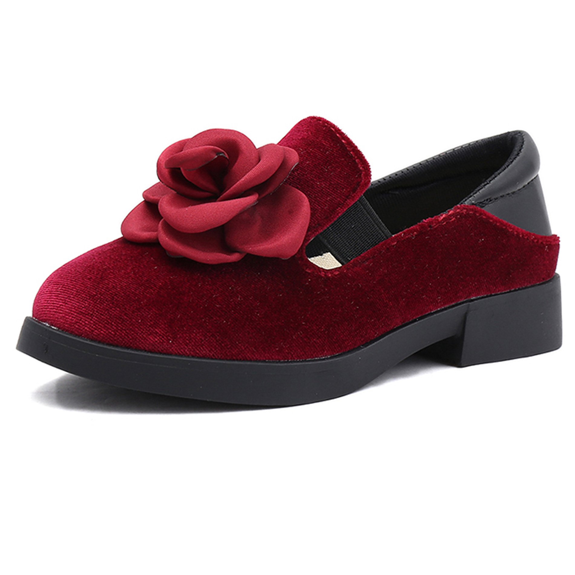 Kikiz Girls Dress Faux Suede Mary Jane Ballet Ballerina Flat Slip On Boat Shoes