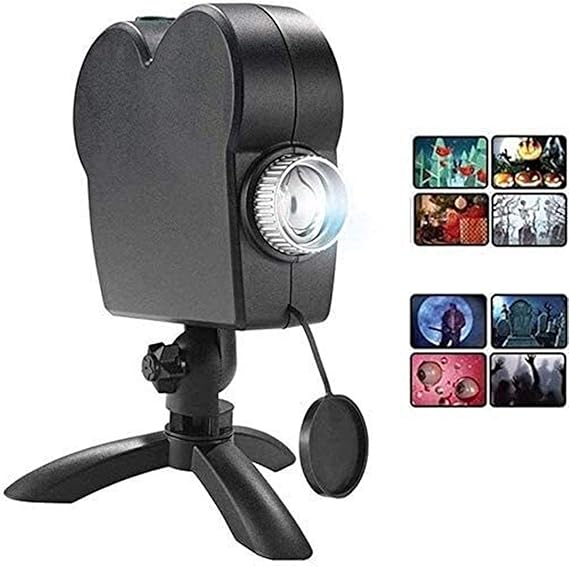 Halloween Holographic Projection 12 Movie Programs Projection Lights