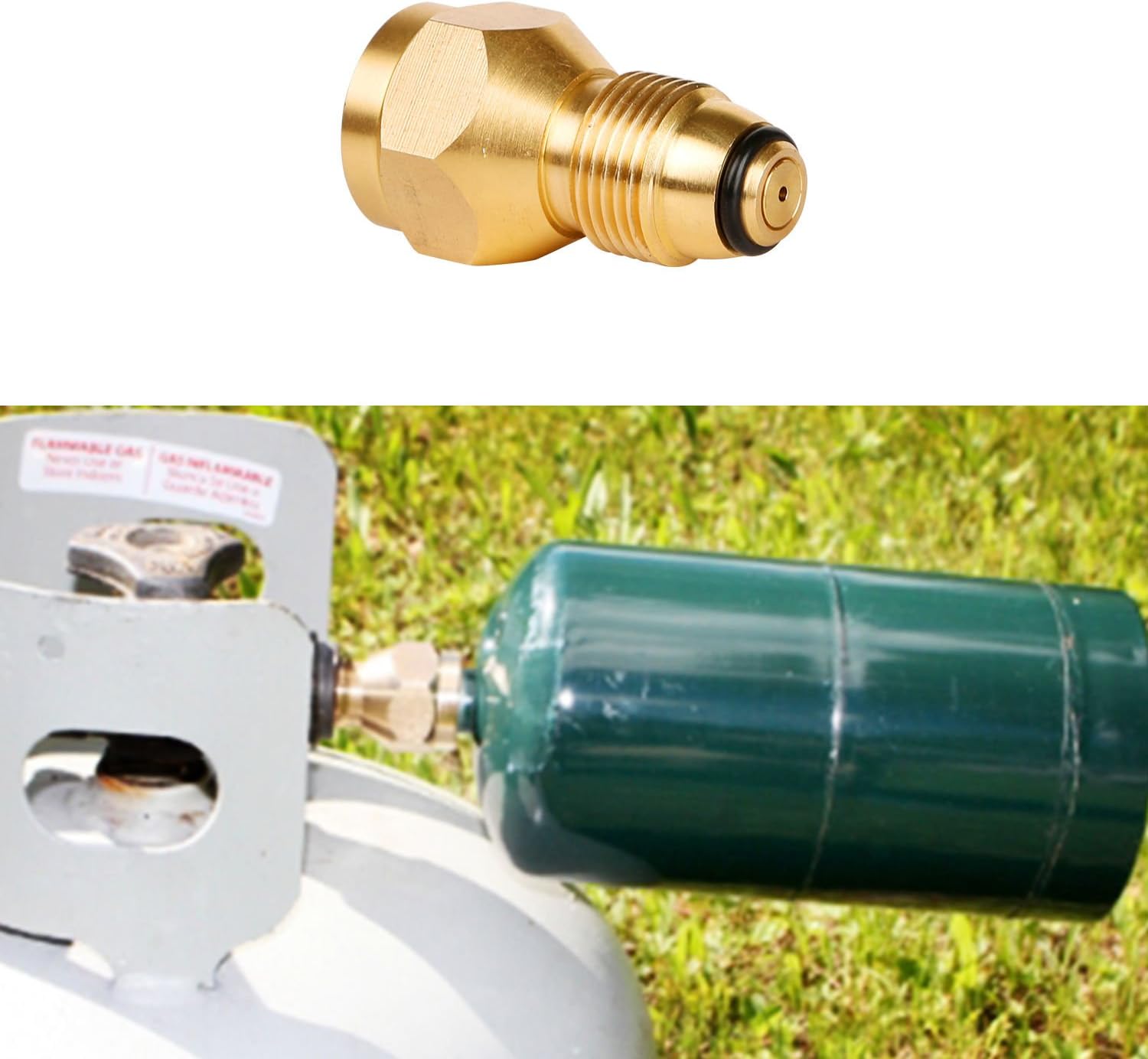 Propane Refill Adapter Lp Gas 1 Lb Cylinder Tank Coupler Heater Bottles Coleman Easy Propane