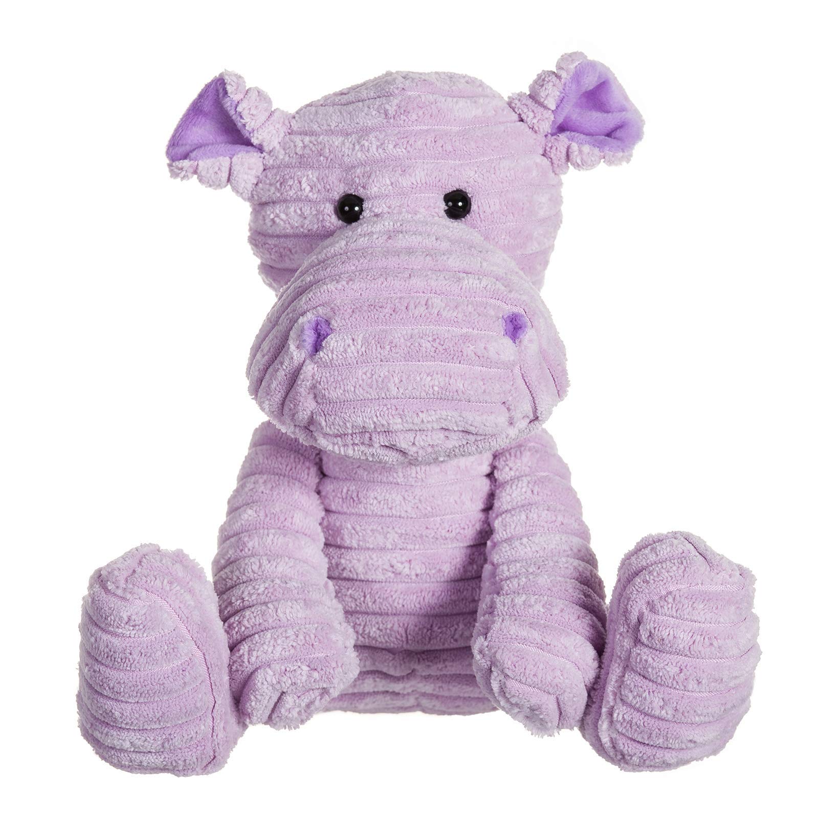Apricot Lamb Soft Toys Plush Corduroy Hippo Stuffed Animal Soft Cuddly Perfect for Child(Corduroy Hippo, 9 Inches)