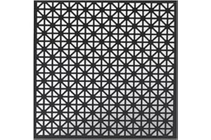 RANDALL MANUFACTURING CO., INC Perforated Aluminum Sheet | Union Jack Design | 24 x 36 inches | .020” Thick | Black | Great for Indoor & Outdoor Use | Made in The USA