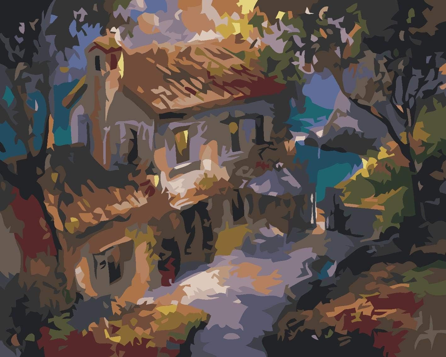 na Paint by Numbers Canvas Kits for Adults Kids with Prime Canvas Art for Wall