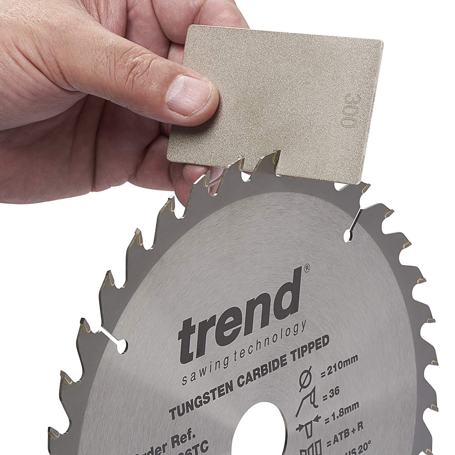 Trend Complete Diamond Sharpening Kit: Double-Sided Credit Card Stone & Mini Taper File w/ Lapping Fluid, Cleaning Block, Instructional DVD & Guide, DWS/KIT/C