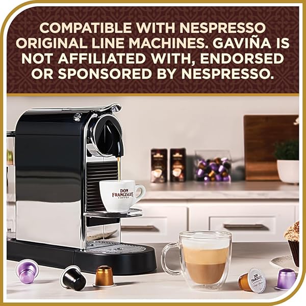 DON FRANCISCO’S OLD HAVANA ESPRESSO PODS: 80 RECYCLABLE ALUMINUM CAPSULES, INTENSITY 8 MEDIUM DARK ROAST, COMPATIBLE WITH NESPRESSO ORIGINAL LINE – BOLD CUBAN-STYLE COFFEE WITH NUTTY NOTES
