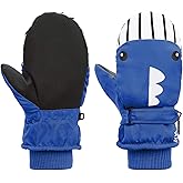 American Trends Toddler Mittens Winter Snow Glove waterproof mitten Warm Fleece Kid Ski Gloves for Boys Girls