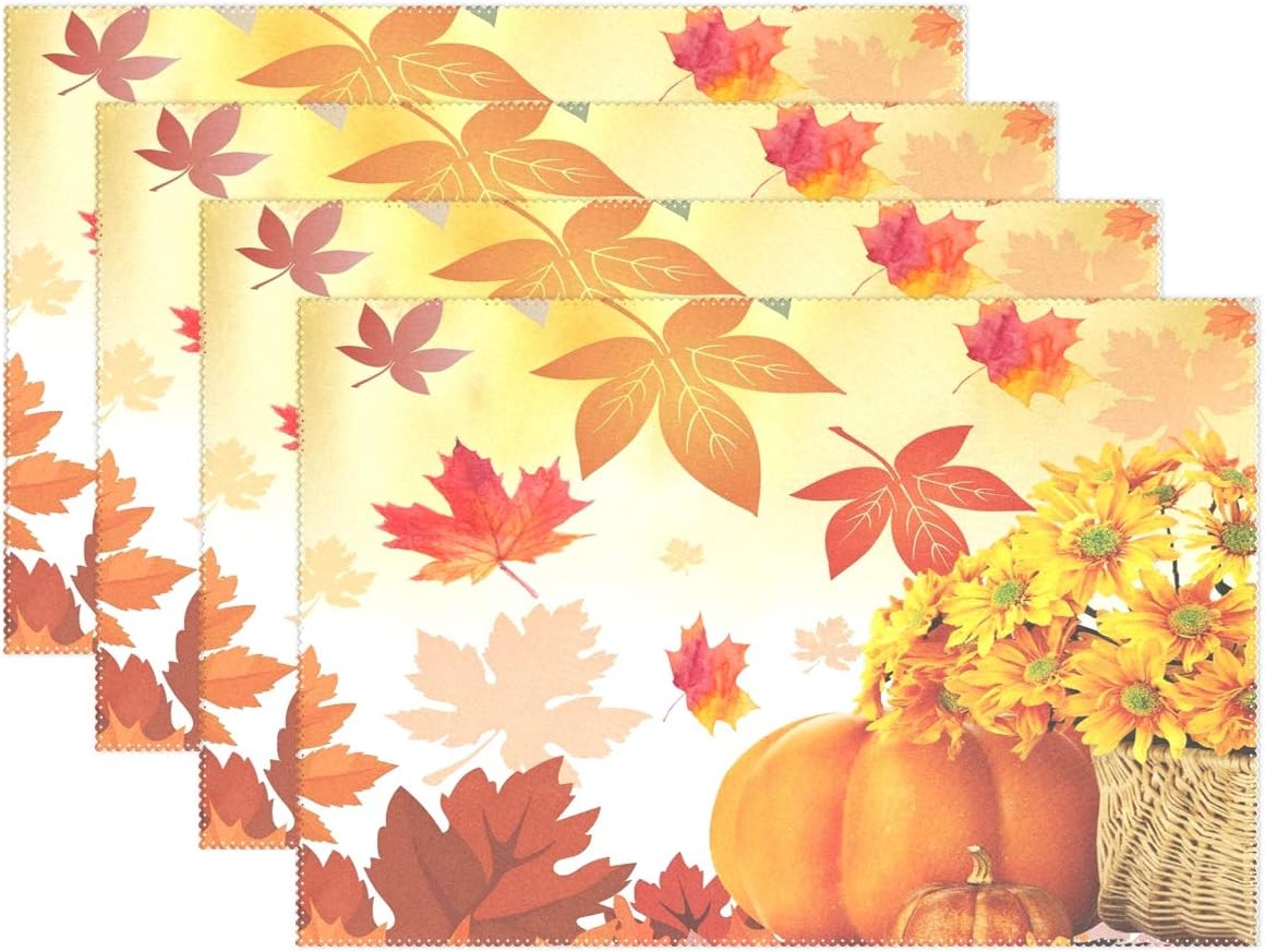 Best Fall Table Mats Set Of 6