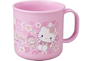 Hello Kitty Sakura No.3 Plastic Cup 200ml Japanese-Made C-1