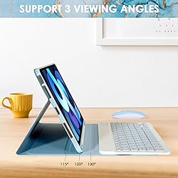 LAMA Smart Keyboard Case with Mouse for iPad Air