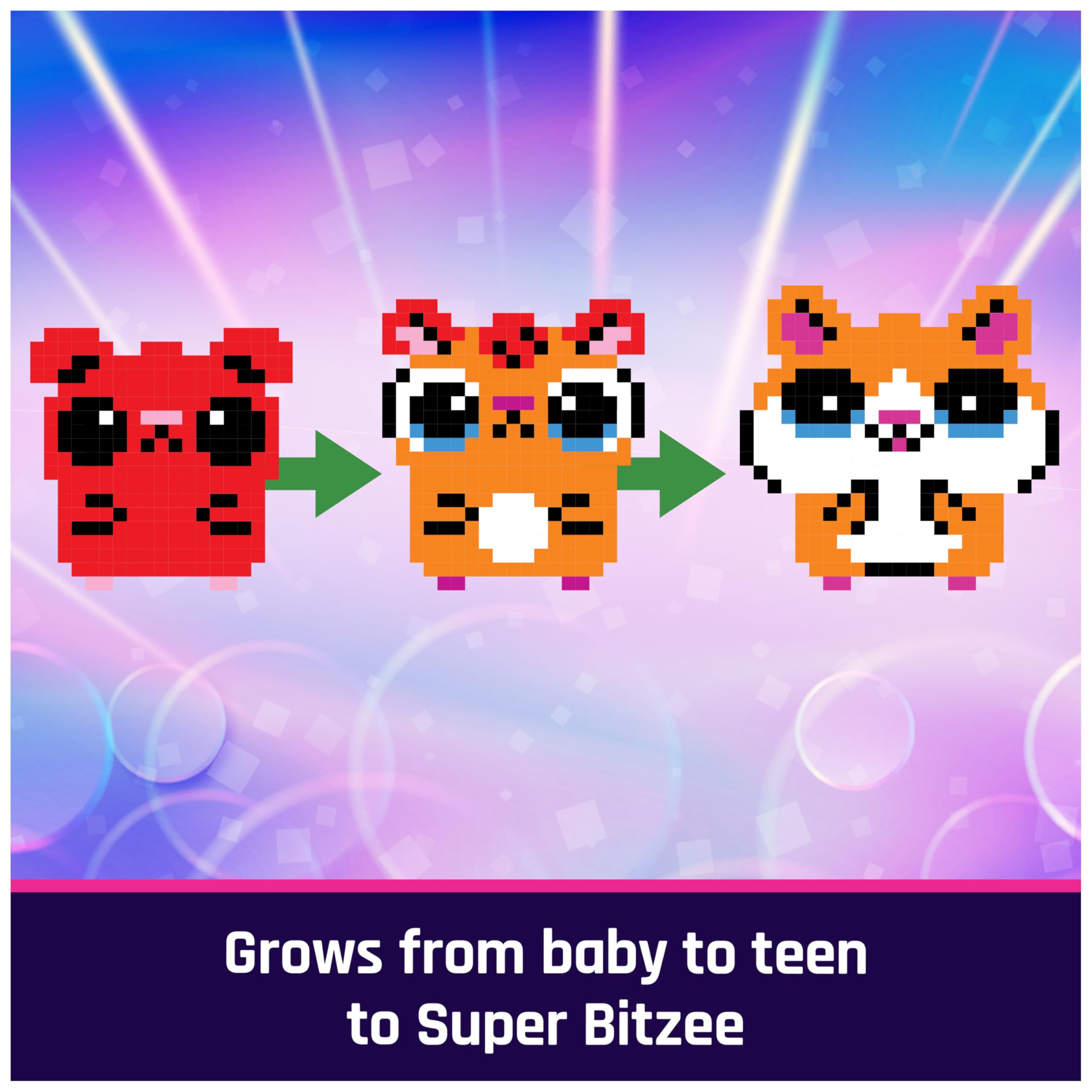 Bitzee, Hamster Ball Interactive Toy Hamster with Over 20 Hamsters Inside, Rolls & Reacts to Touch, Digital Pet Gifts & Stocking Stuffers for Kids