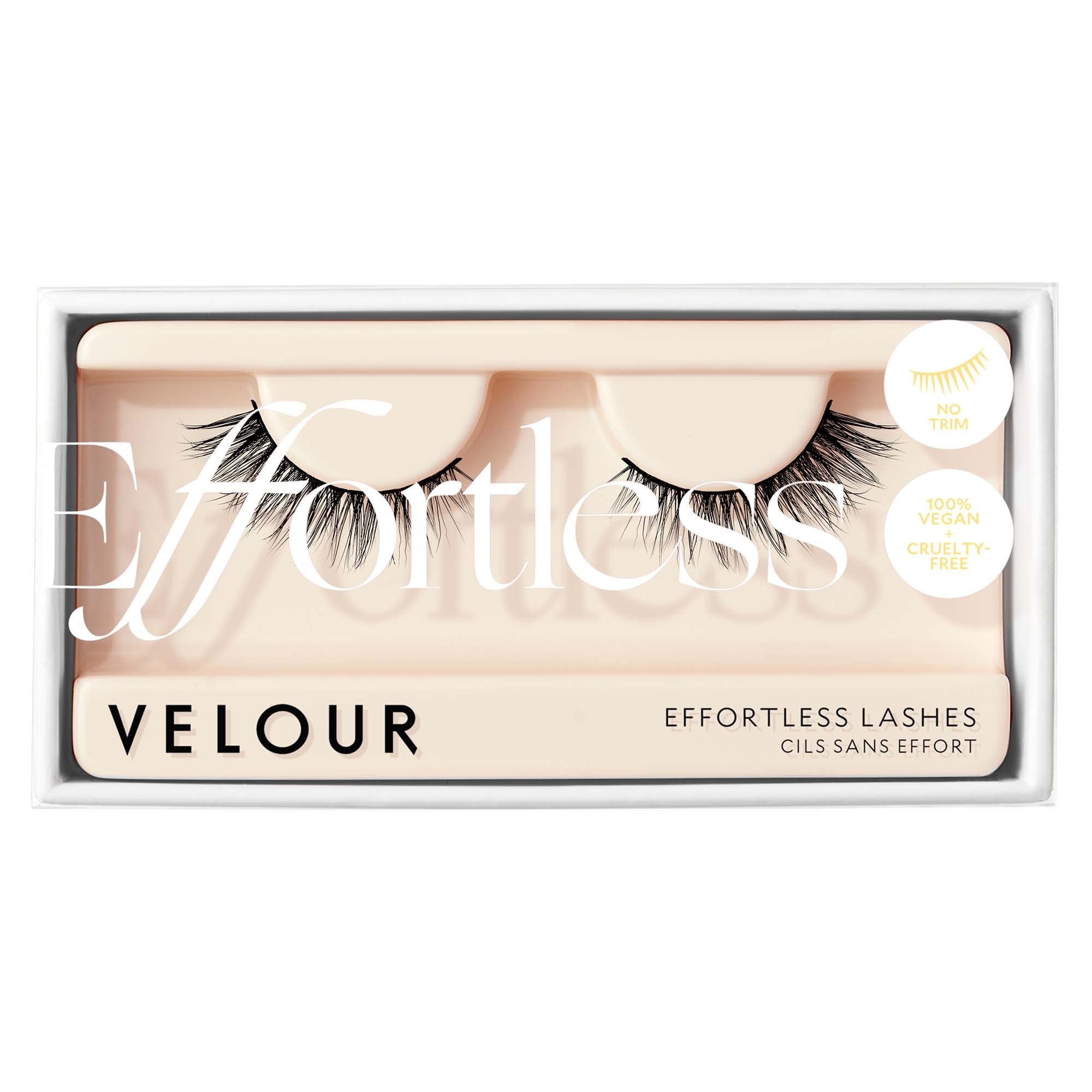 Velour Effortless Lashes - Natural-Looking, Comfortable Wear - Fake Lashes - Short & Sweet
