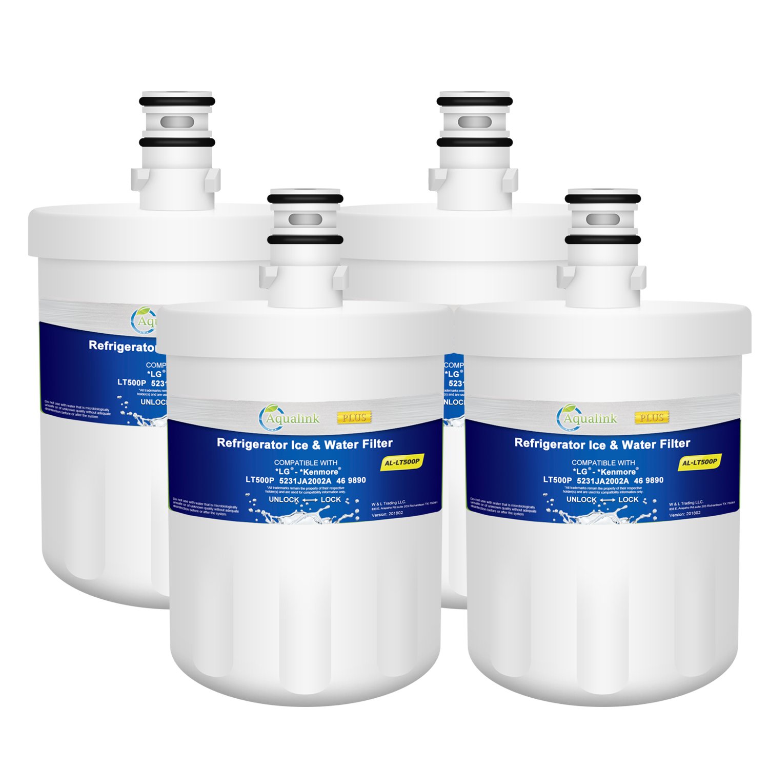 AQUALINK Plus LT500P Refrigerator Water Filter Replacement for LG Water