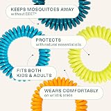 Cliganic Mosquito Repellent Bracelets 50 Pack DEET-Free Geraniol Oil view 3