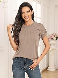 AUTOMET Womens Summer Tops Spring Shirts Trendy