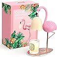 CODOGOY Fragrance Candle Warmer Lamp with Timer, Dimmable, Halogen, Polished, Pink, for Home Decor 6.69 x11 x15.35 in