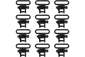 GUGULUZA Dozen Quick Release Shotgun Rifle Gun Sling Swivels(12 Pack)