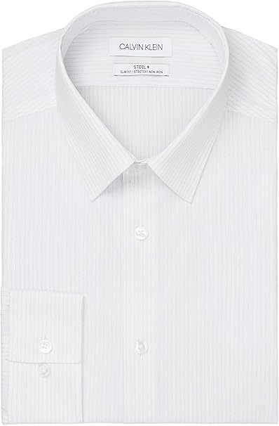 calvin klein slim fit stretch dress shirt
