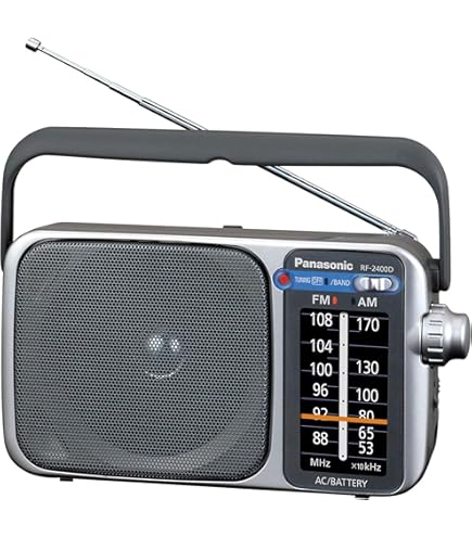 Panasonic FM/AM 2 Band Radio RF-P150A-S Silver : Amazon.ca
