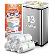 thumbnail image 2 of 20-30 Gallon Clear Trash Bags - 13 Micron Thick, 30"W X 37"L, Fits Square & Round Cans, Pack Of 500 (High-Density Can Liners) 2 of 9