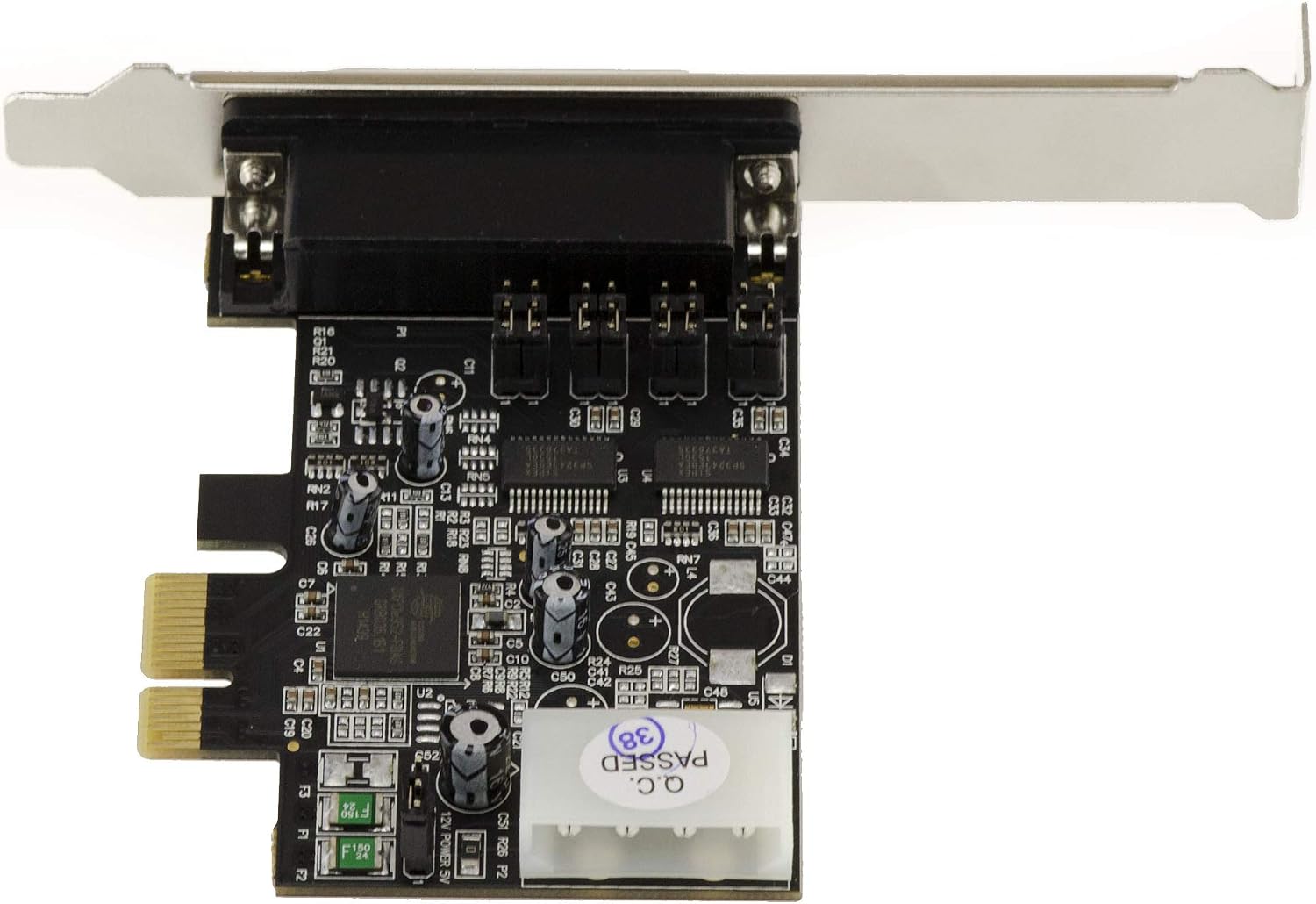 KALEA-INFORMATIQUE Serial RS232 POS PCIe controller card with 2 powered DB9 UART COM ports. Power On Serial 5V 12V - Image 3