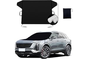Nwgl Windshield & Roof Protector for SUV - Waterproof All-Weather Car Cover with UV Resistant Snowproof Protection, Easy Storage & Windproof Dustproof Indoor Outdoor Use