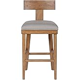 Theodora T- Back Bar Stool with Wood Seat Frame and Cushion