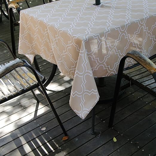 Amazon Com Fanjow Zippered Umbrella Tablecloth 60 Square