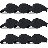 Ultrafun 9Pack Kids Sun Visor Hat UV Protection Sports Tennis Beach Summer Visor Hats for Boys Girls Aged 5 to 12 Years