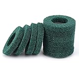NUODUN 10Pcs 4" Nylon Fiber Flap Disc Polishing